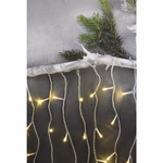 LED karácsonyi jégcsapok, 5 m, kültéri és beltéri, meleg fehér, távirányító, progr, időz. thumbnail 9