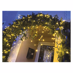 LED karácsonyi jégcsapok, 10 m, kültéri és beltéri, meleg fehér, programokkal thumbnail 10