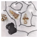 LED karácsonyi fényfüzér, 2,8 m, 3x AA, kültéri és beltéri, hideg fehér, időzítő thumbnail 3