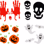 ARTICASA Halloween abladdekor zselés 19x19cm 4 féle -  thumbnail 2