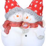 CHRISTMAS GIFTS Karácsonyi figura hóember 31x19x30cm kerámia