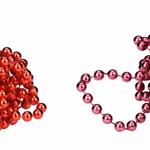 ARTICASA Xmas Bead garland Rd/DRd 2as Ø0,5xh60cm 99gr PS PET thumbnail 1