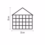 LED adventi naptár, fa, 35x33 cm, 2x AA, beltéri, meleg fehér, időzítő thumbnail 8