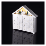 LED adventi naptár, fa, 35x33 cm, 2x AA, beltéri, meleg fehér, időzítő thumbnail 6