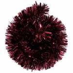 ARTICASA Xmas tinsel red/marsala 2as Ø15cmx2m 110gr PL HC -  thumbnail 3