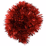 ARTICASA Xmas tinsel red/marsala 2as Ø15cmx2m 110gr PL HC -  thumbnail 4