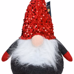 ARTICASA Xmas Gnome Red Glitter 36x18x14cm 125gr PES HT thumbnail 1