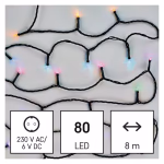 GoSmart LED karácsonyi fényfüzér, 8 m, kültéri és beltéri, RGB, programokkal, időz,wifivel thumbnail 2