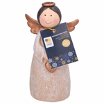 ARTICASA Xmas figure Angels Pendant 2as Ø5,5x14cm 119gr PR HT -  thumbnail 3