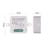 GoSmart kapcsolómodul IP-2101SW, Wi-Fi, 1 csatorna thumbnail 2