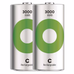 GP ReCyko NiMH újratölthető elem HR14 (C) 3000mAh 2db. 1000+ töltési ciklus thumbnail 1