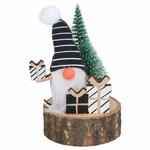 Xmas ornament gnome 2as Ø6,5xh11,5cm 53gr WD BC thumbnail 2