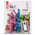 LED karácsonyi fényfüzér, cseresznye – golyók, 10 m, RGB, távirányító, programok, időzítő thumbnail 5