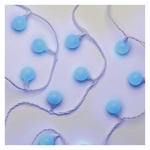 LED fényfüzér, cseresznye – golyók 2,5 cm, 4 m, kültéri és beltéri, kék, időzítő thumbnail 2