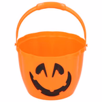 ARTICASA Halloween bucket with LED Hallow Ø19xh15cm 130gr PP BC incb 3xLR44 thumbnail 2