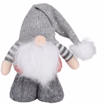 ARTICASA Xmas gnome red/grey 2as 16x12x23cm 119gr PES PVC Chemical Fiber HT thumbnail 2