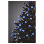 LED fényfüzér, cseresznye – golyók 2,5 cm, 4 m, kültéri és beltéri, kék, időzítő thumbnail 10