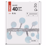 LED fényfüzér, cseresznye – golyók 2,5 cm, 4 m, kültéri és beltéri, hideg fehér, időzítő thumbnail 6