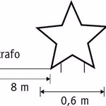 Karácsonyi szillag leszúrható 150Led időzítős meleg fehér 60x73cm - LUCA LIGHTING  thumbnail 5