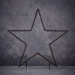 Karácsonyi szillag leszúrható 150Led időzítős meleg fehér 60x73cm - LUCA LIGHTING  thumbnail 2