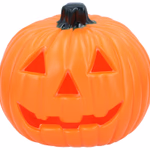 ARTICASA Pumpkin with LED Hallow 14x19x18,5cm 165gr PE BC incb3xLR44