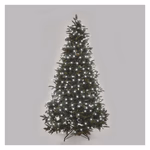 LED karácsonyi fényfüzér, cseresznye – golyók, 48 m, kültéri és beltéri, hideg fehér, időz thumbnail 3