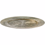 ARTICASA Plate deco silver gold 2as Ø33xh1cm 160gr PP BC thumbnail 3