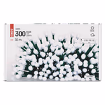 LED karácsonyi fényfüzér, cseresznye – golyók, 30 m, kültéri és beltéri, hideg fehér, időz thumbnail 6