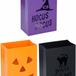 ARTICASA Halloween sack with LED 3as Hallow 13x8x18.5cm 270gr MT BC inclb1xCR2032