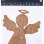 ARTICASA Xmas Paper Angel 2as 20,5x1x20,5cm 48gr PAP PB/HD -  thumbnail 1