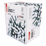 LED karácsonyi fényfüzér, cseresznye – golyók, 20 m, kültéri s beltéri, hideg fehér, progr thumbnail 7