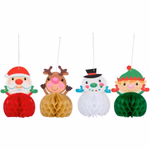 ARTICASA Xmas Paper Decoration 4as 15x1x20cm 12gr PAP PB/HD -  thumbnail 2