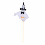 ARTICASA Ghost on wooden stick 4as Hallow ⌀4.5x50cm 12gr PES HT thumbnail 4