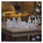 LED dekoráció, fa - falusi, 60 cm, 2x AA, meleg fehér, időzítő thumbnail 4