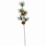 ARTICASA Xmas fake plant with pine cone Ø15xh60cm 65gr IR PVC FOAM PINE CONE HT thumbnail 2