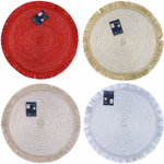 ARTICASA Xmas placemat 4as Ø4xh0,2cm 50gr PP HT -  thumbnail 1