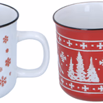 Bögre karácsonyi mintával 450ml 2 féle fém thumbnail 4