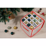 Rendszerező karácsonyi díszgömbhöz 30x30x30cm thumbnail 3