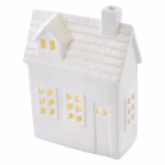 LED keramička kućica, 18 cm, 1x CR2032, unutarnja, toplo bijela, timer thumbnail 1