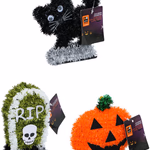 ARTICASA Halloween 3D tinsel 3as Hallow 8,5x4,5x14cm 28gr PP HT -  thumbnail 1
