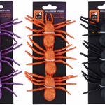 ARTICASA Halloween spider 3pc 3as Halloween 11x1x7,5cm 8gr PP TOC - 