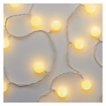 LED fényfüzér, cseresznye – golyók 2,5 cm, 4 m, kültéri és beltéri, meleg fehér, időzítő thumbnail 2