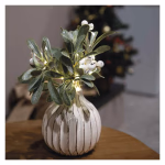 LED dekoráció - fagyöngyág, 2x AA, meleg fehér, időzítő thumbnail 4