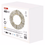 LED karácsonyi koszorú, 480 LED, külső és belső, meleg fehér thumbnail 1