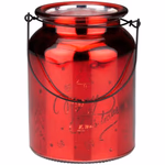 ARTICASA Xmas lantern glass 2as Ø11xh14,5cm 440gr GL BC -  thumbnail 2