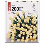 LED karácsonyi fényfüzér, cseresznye – golyók, 20 m, kültéri és beltéri, meleg fehér, időz thumbnail 6