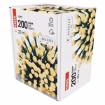 LED karácsonyi fényfüzér, cseresznye – golyók, 20 m, kültéri és beltéri, meleg fehér, időz thumbnail 7