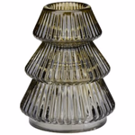 ARTICASA Xmas candle holder Ø6,5xh8cm 195gr GL HT -  thumbnail 2