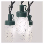 LED karácsonyi fényfüzér – tobozok, 9,8 m, kültéri és beltéri, hideg fehér, programokkal thumbnail 4