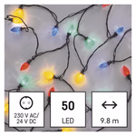 LED karácsonyi fényfüzér, színes égők, 9,8 m, multicolor, többfunkciós thumbnail 1